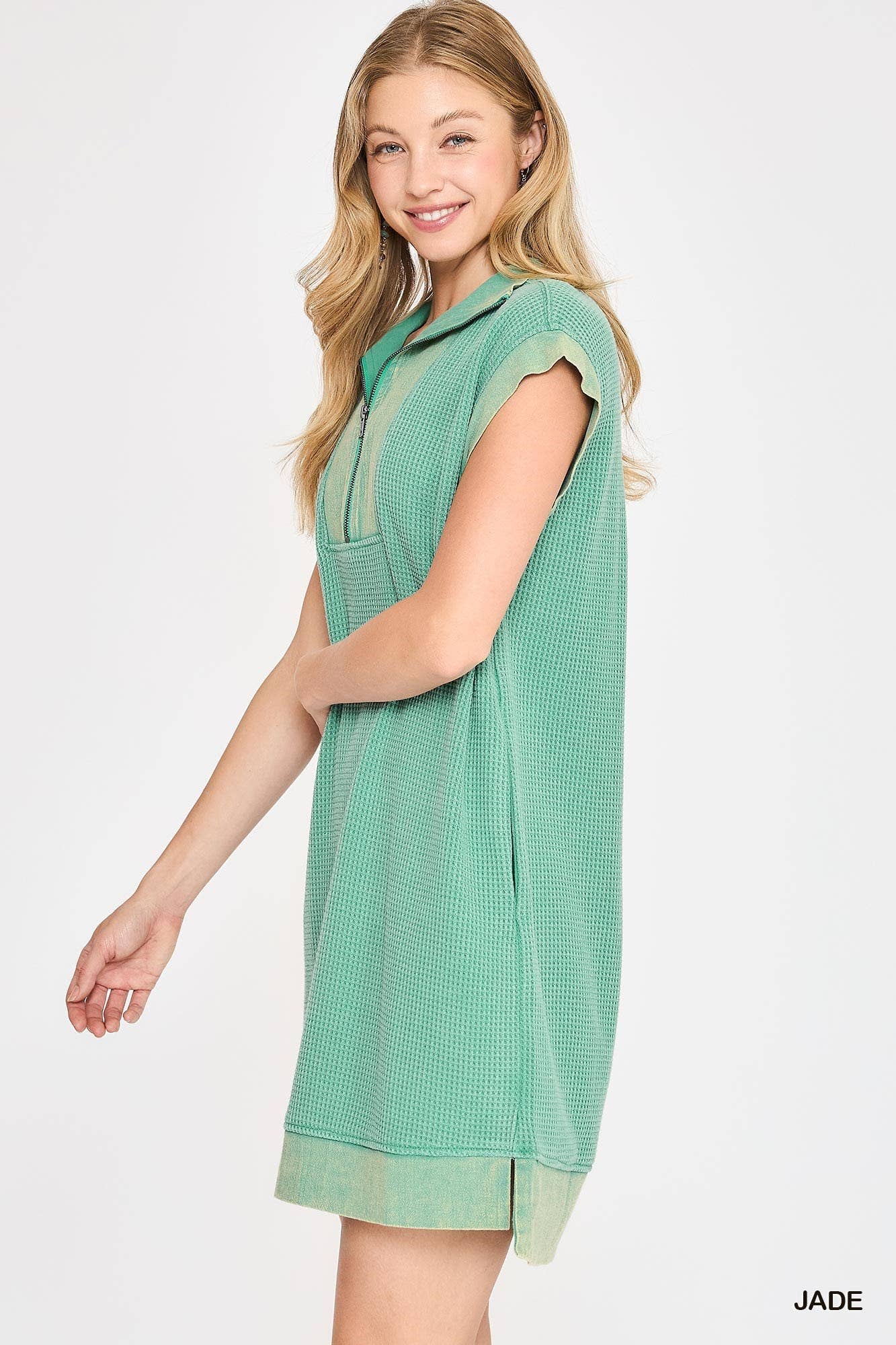 Mineral Wash Mini Dress