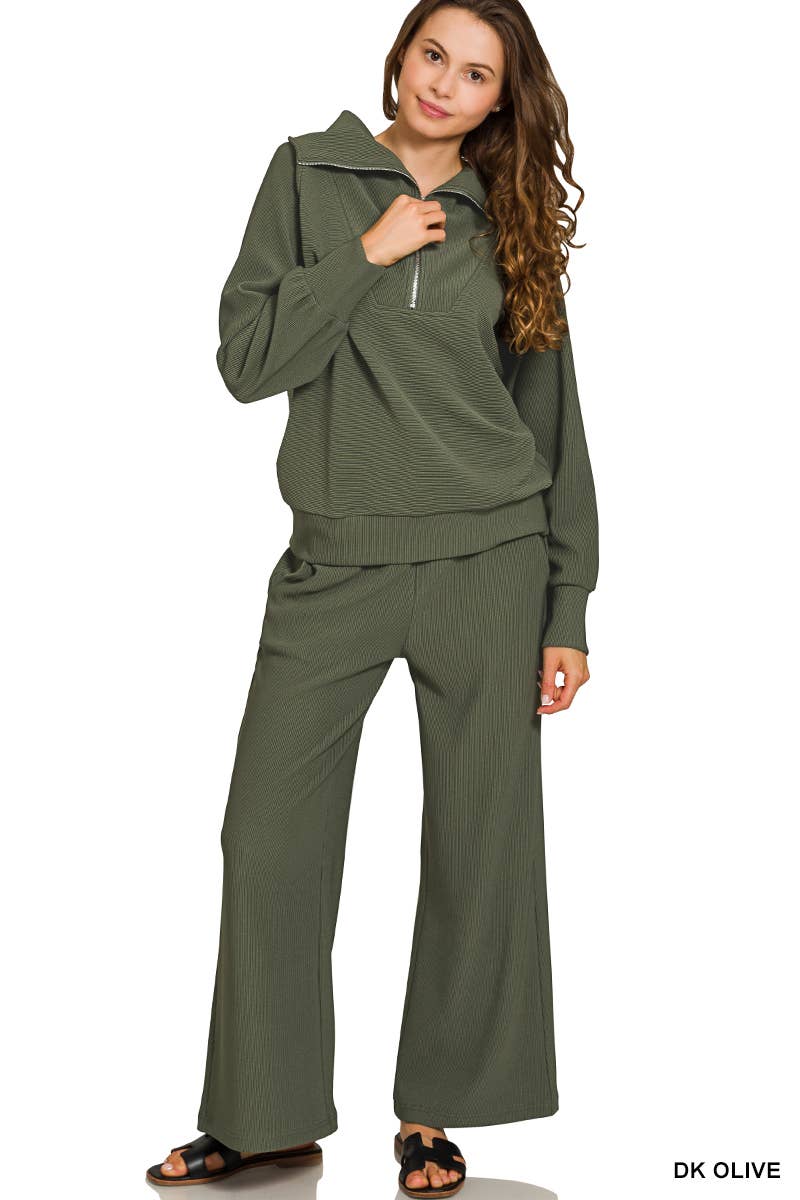 The Jet Set Half Zip Pullover And Pants Set