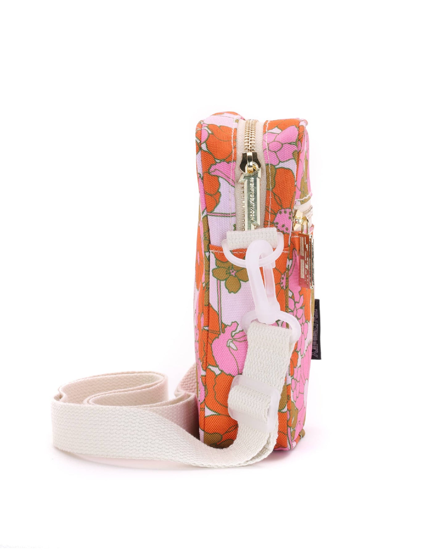 Mini Brick Bag- Floral Red Pink