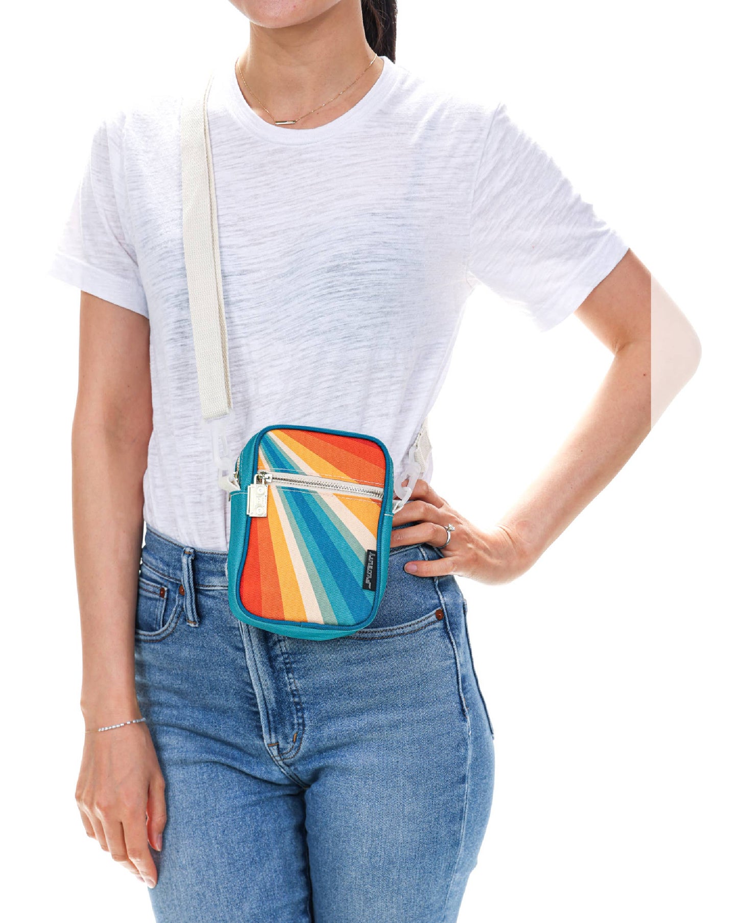 Mini Brick Bag- Retro Rainbow