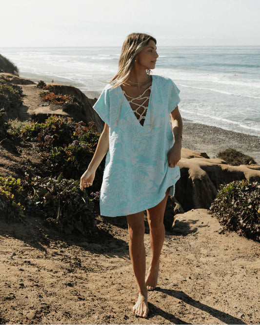 SandCloud Floral Turtle Coverup