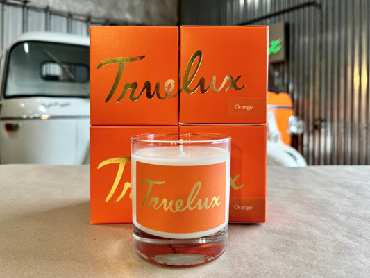 Truelux Orange Lotion Candle