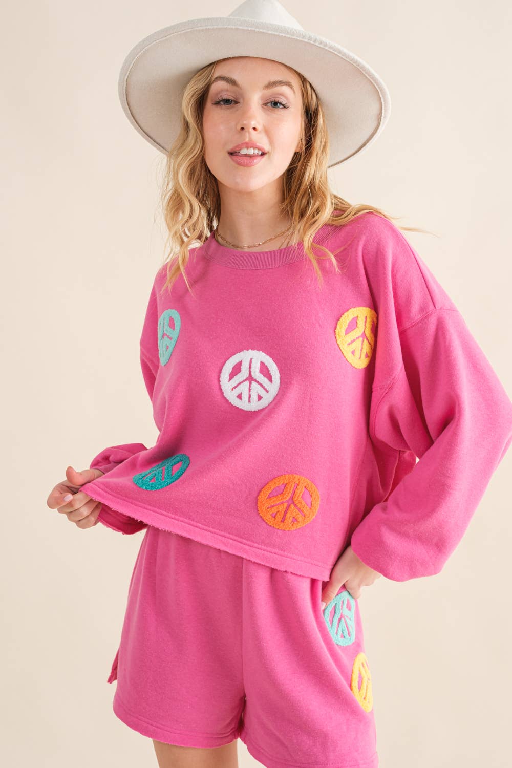 Peace Out Pink 2pc Set
