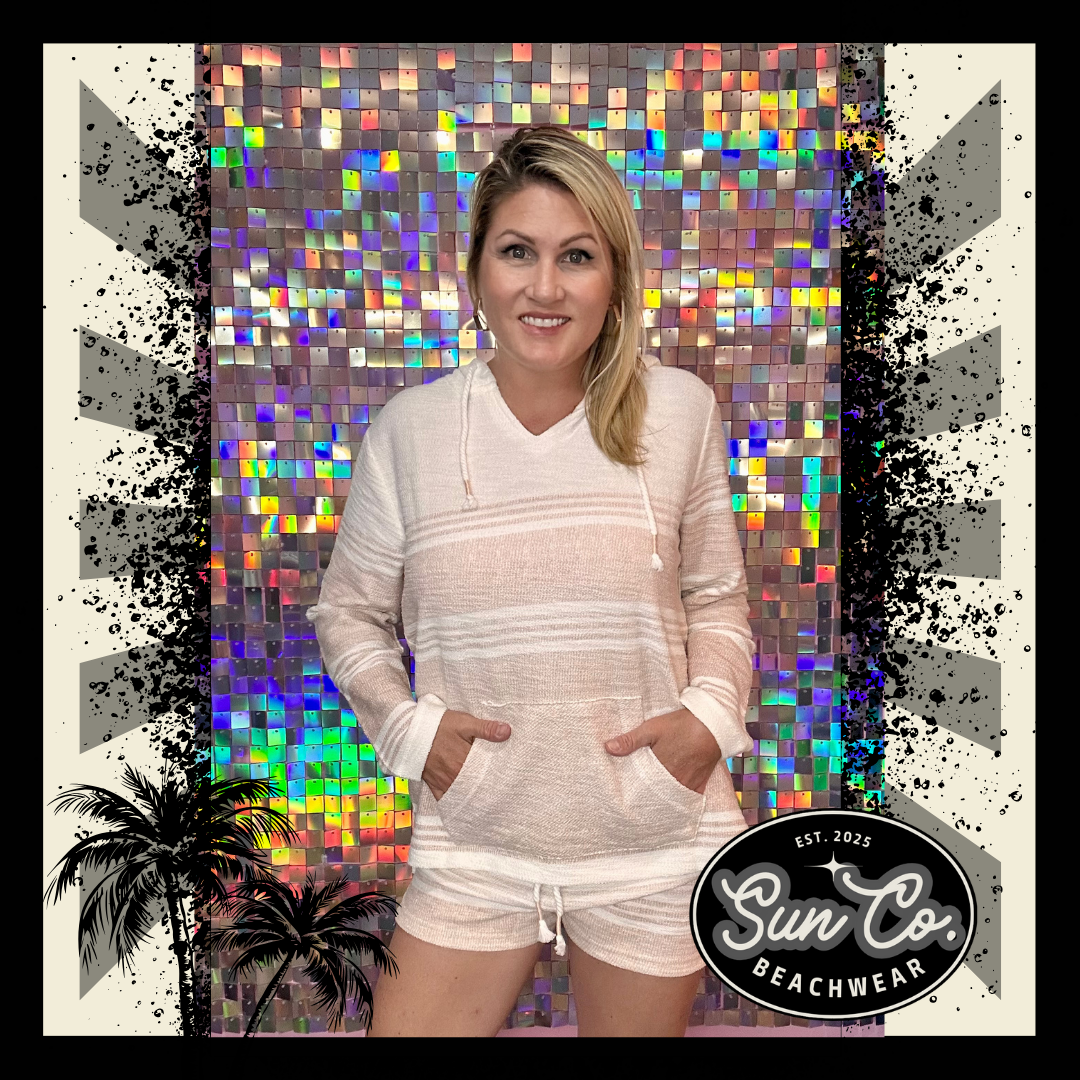 Baja Beach Tan Hoodie & Short Set