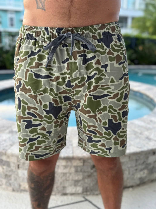Texas Camo Sand Athletic Short