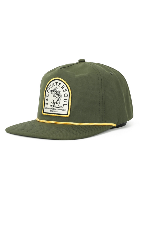 Marlin Green Rope Hat