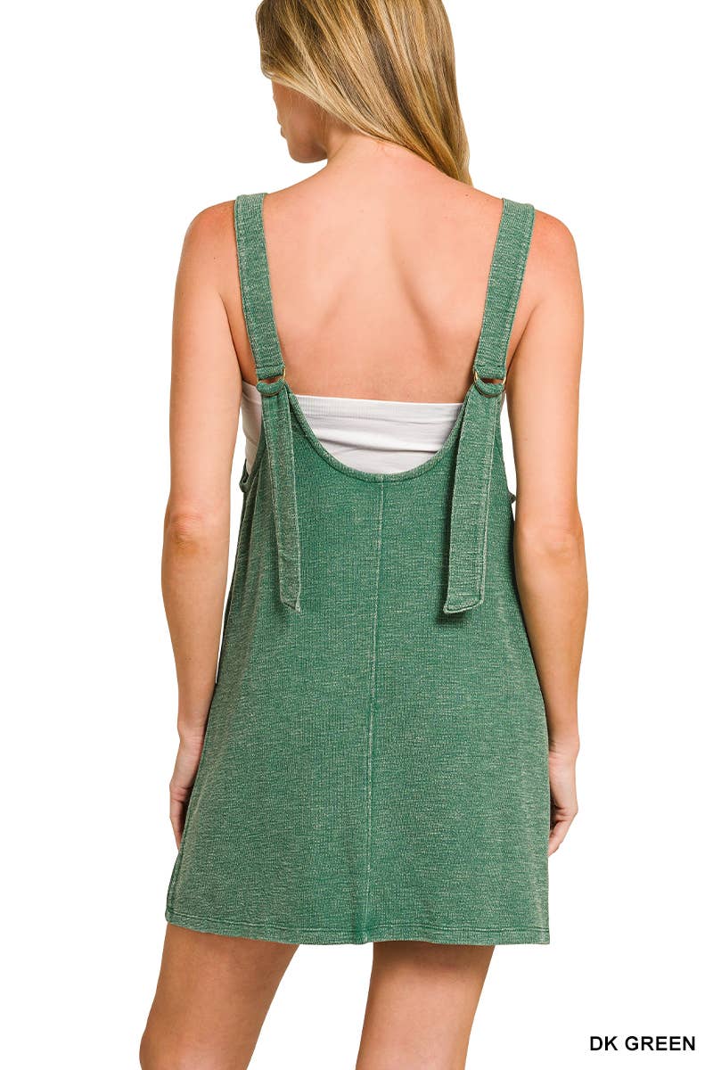 Adjustable Strap Overall Dress