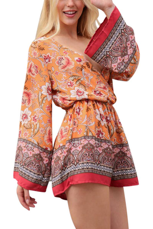 Boho Print Romper