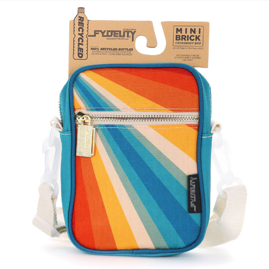 Mini Brick Bag- Retro Rainbow
